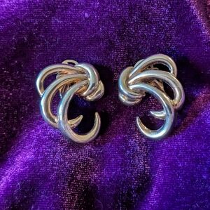 Trifari Gold Tone Earrings